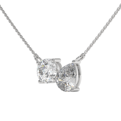 Twin Spark Pendant Necklace CaratLink