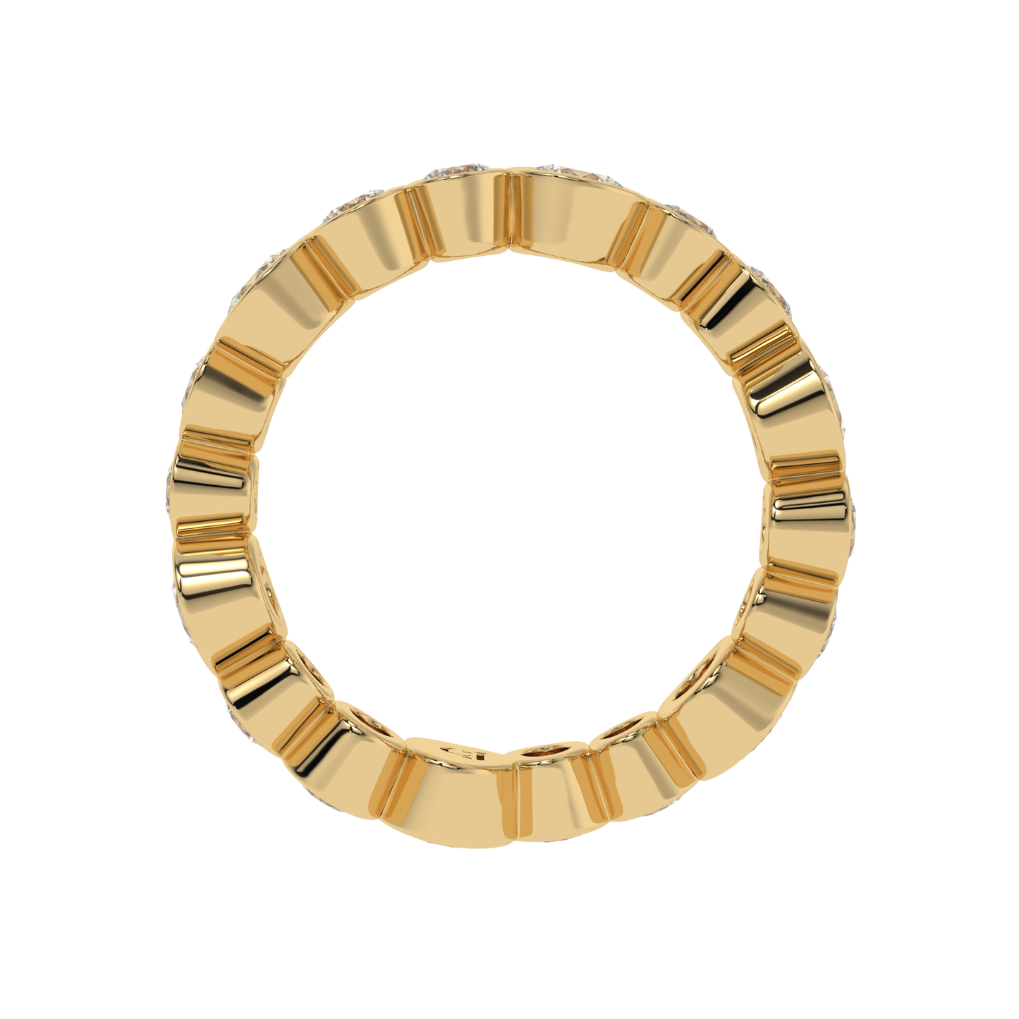 Celeste Bezel Diamond Band Caratlink