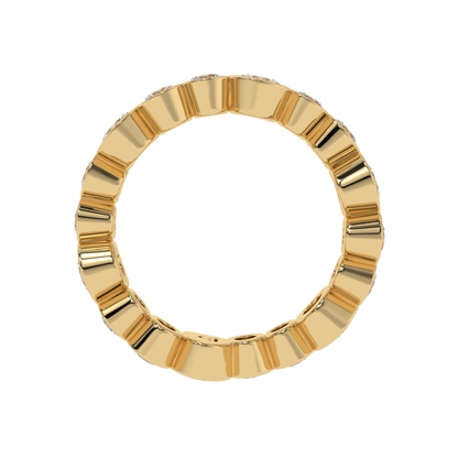 Celeste Bezel Diamond Band Caratlink