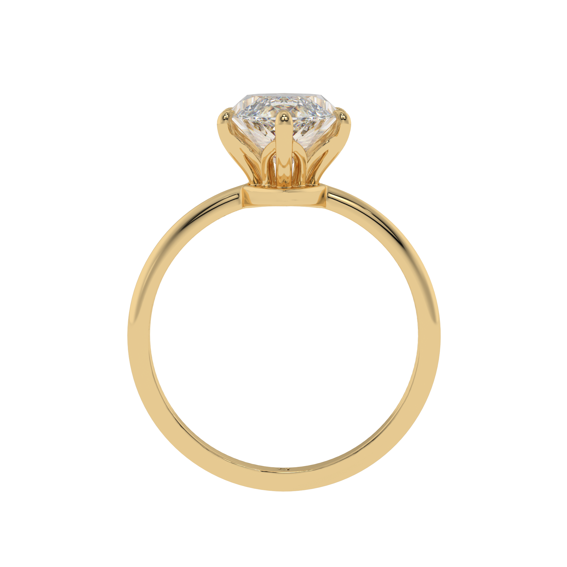 Royal Bloom Marquise Solitaire Ring - Caratlink