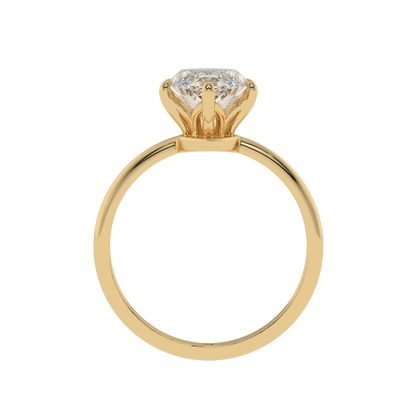 Royal Bloom Marquise Solitaire Ring - Caratlink