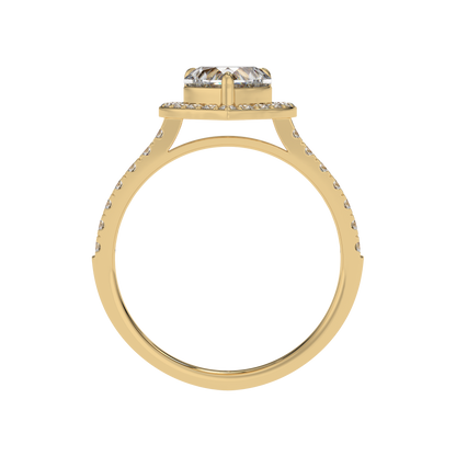 Eternal Love Heart Halo Ring - Caratlink