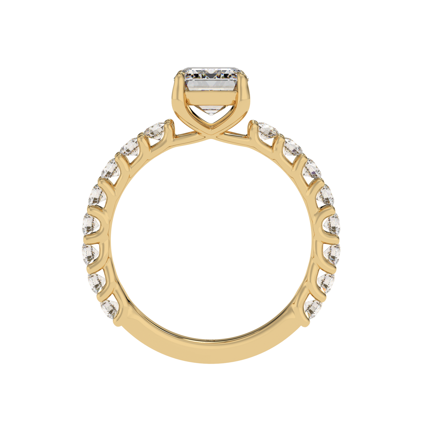 Eternal Spark Emerald Halo Ring - Caratlink