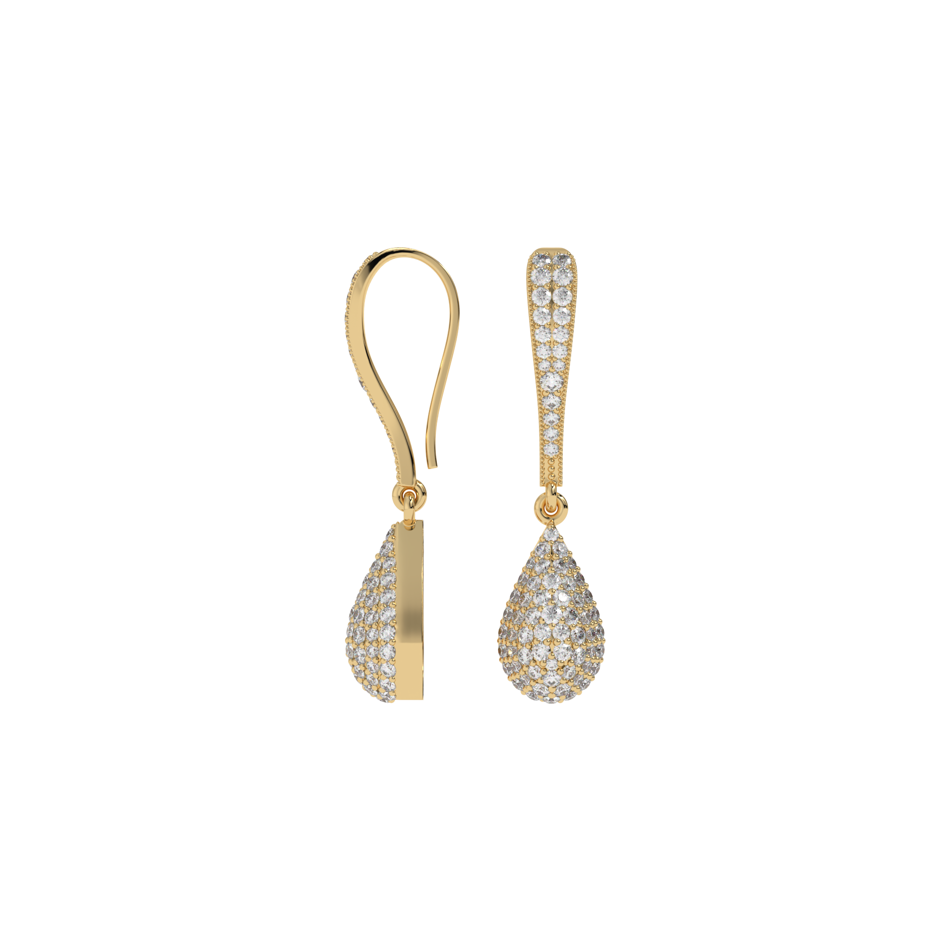Sparkling Grace Drop Earrings Caratlink