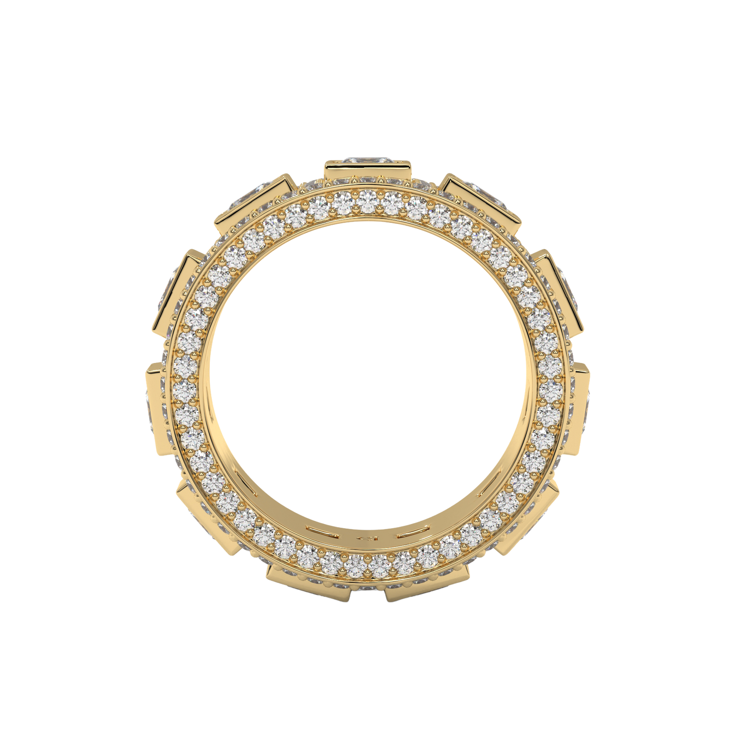 Regal Square Diamond Band