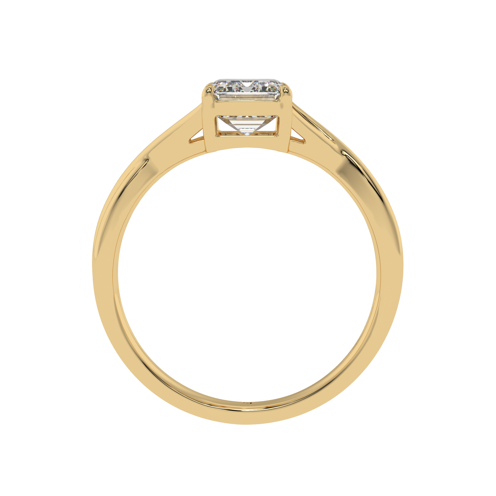 Twisted Harmony Emerald Ring - Caratlink