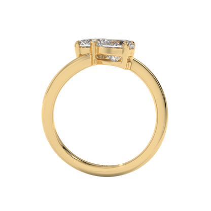 Twin Hearts Diamond Ring Caratlink