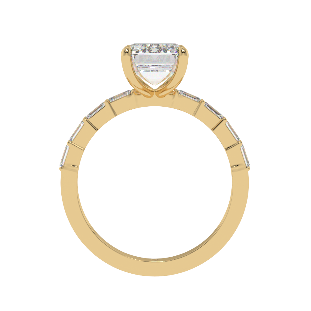 Regal Radiance Emerald-Cut Ring - Caratlink