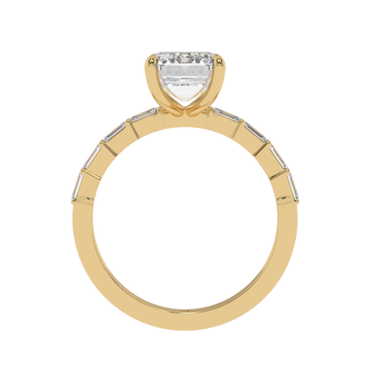 Regal Radiance Emerald-Cut Ring - Caratlink
