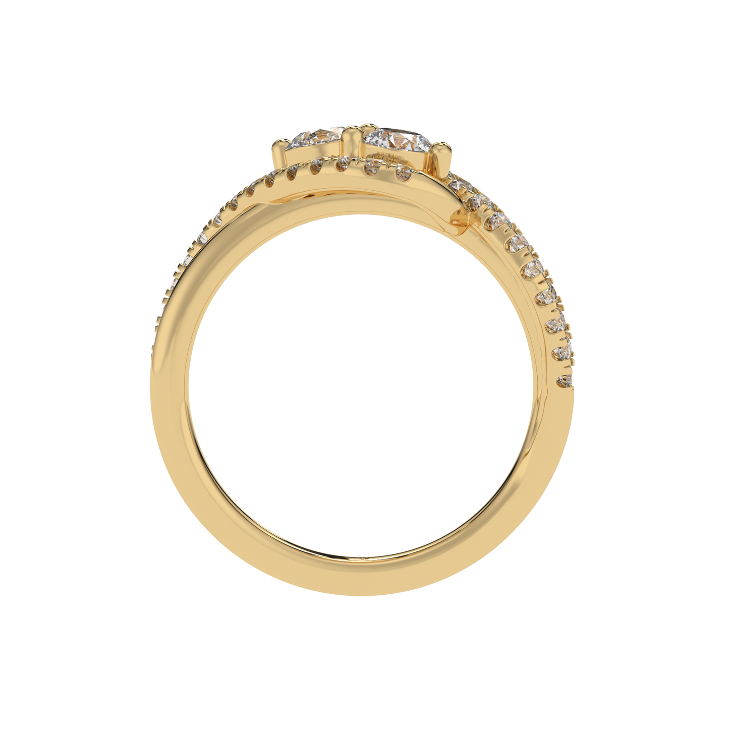 Eterna Twist Diamond Ring Caratlink