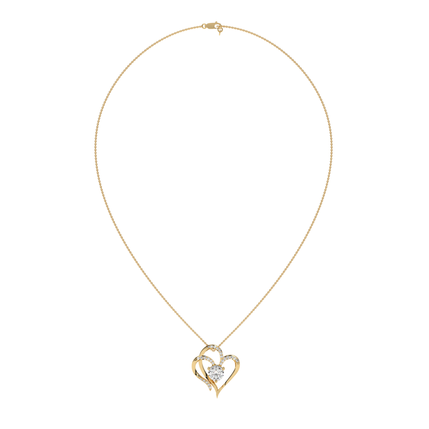 Eternal Heart Pendant Carat Link Jewels