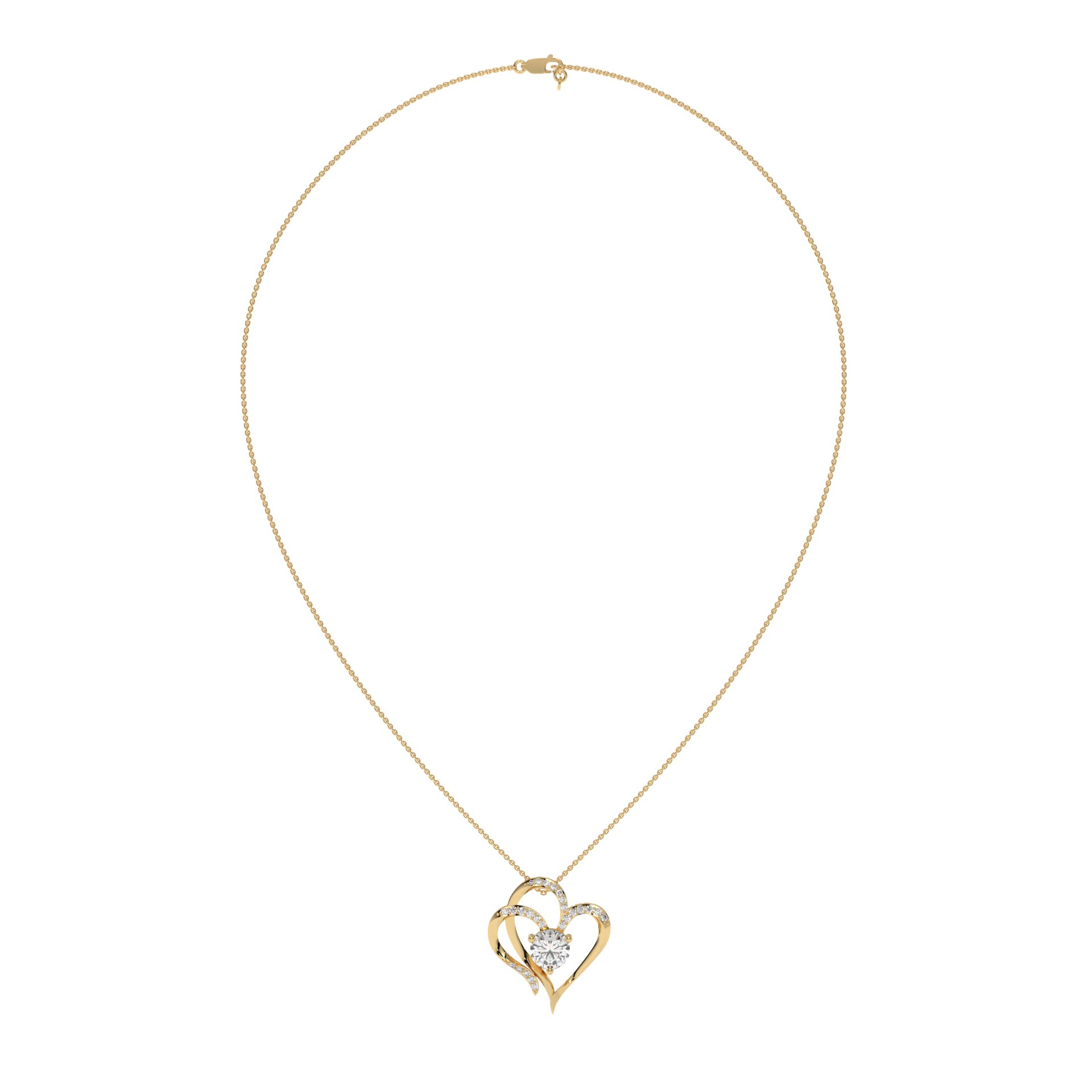 Eternal Heart Pendant Carat Link Jewels