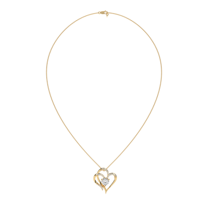 Eternal Heart Pendant Carat Link Jewels