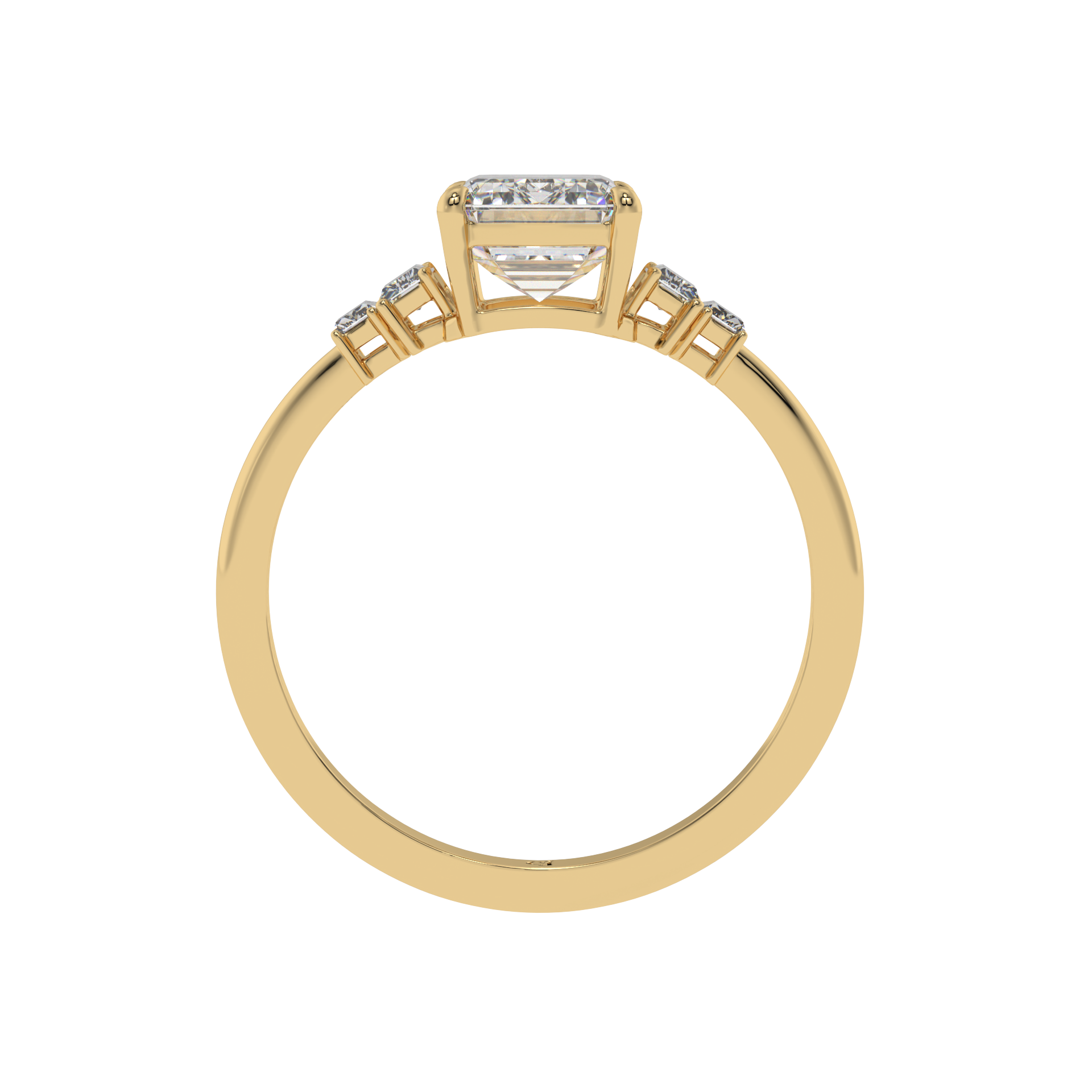 Classic Trilogy Emerald Ring - Caratlink