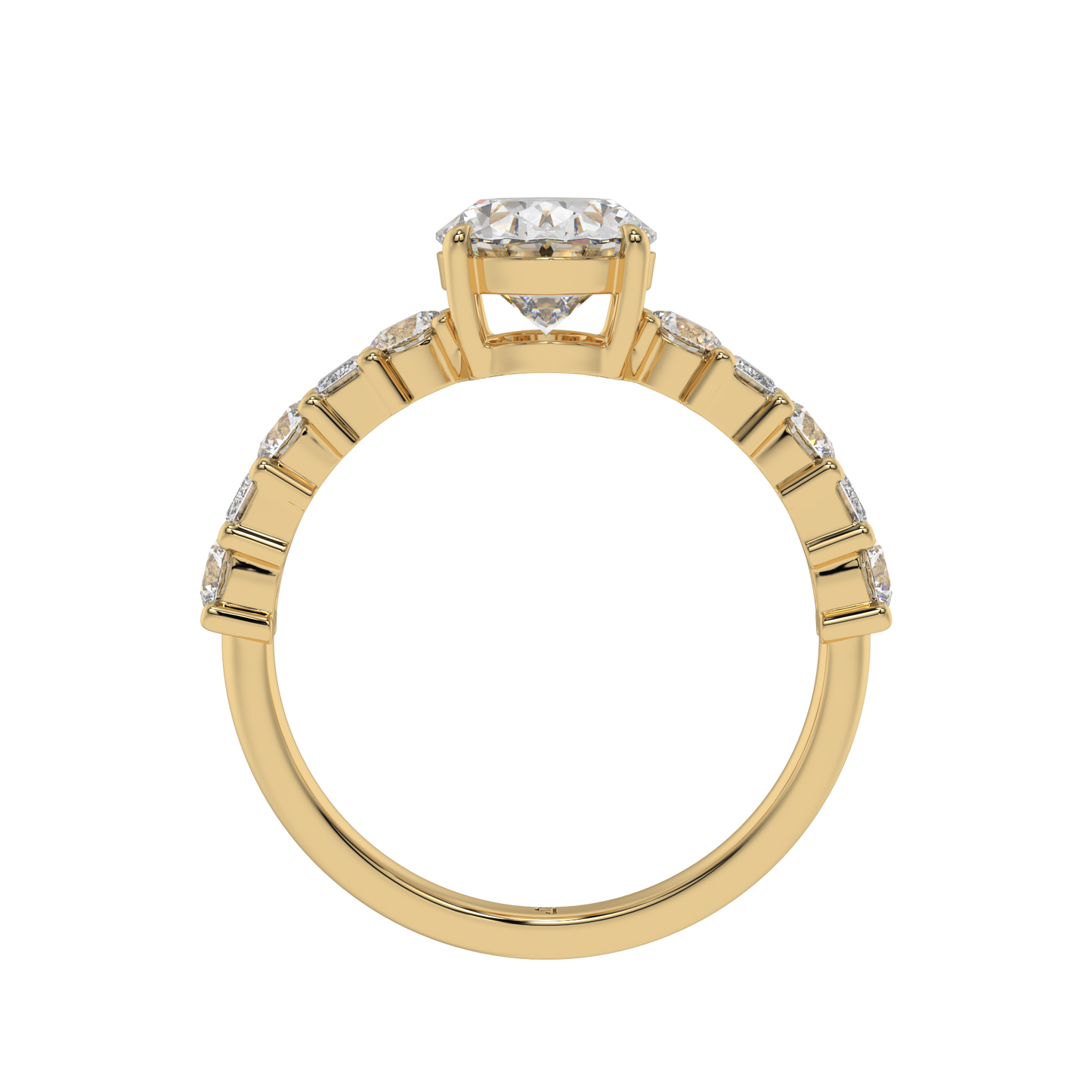 Radiant Symphony OVAL Diamond Ring - Caratlink