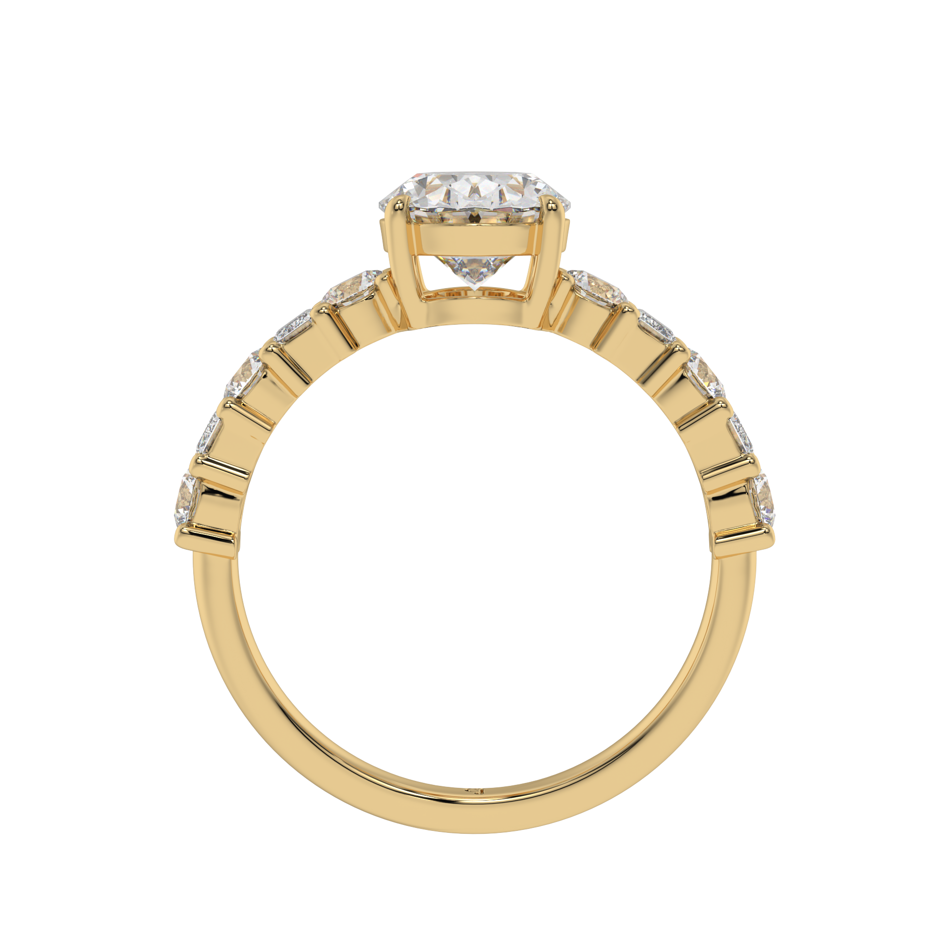 Radiant Symphony OVAL Diamond Ring - Caratlink