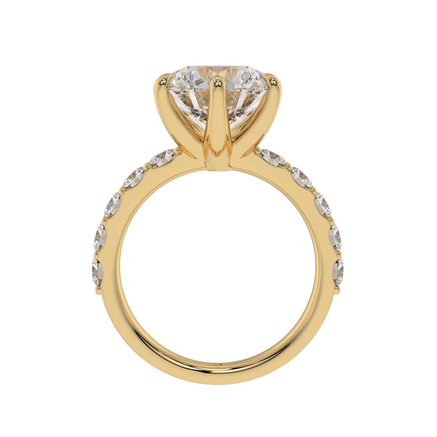 Aurora Crown Diamond Ring - Caratlink