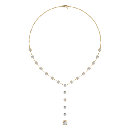Lunara Diamond Drop Y-Necklace Caratlink