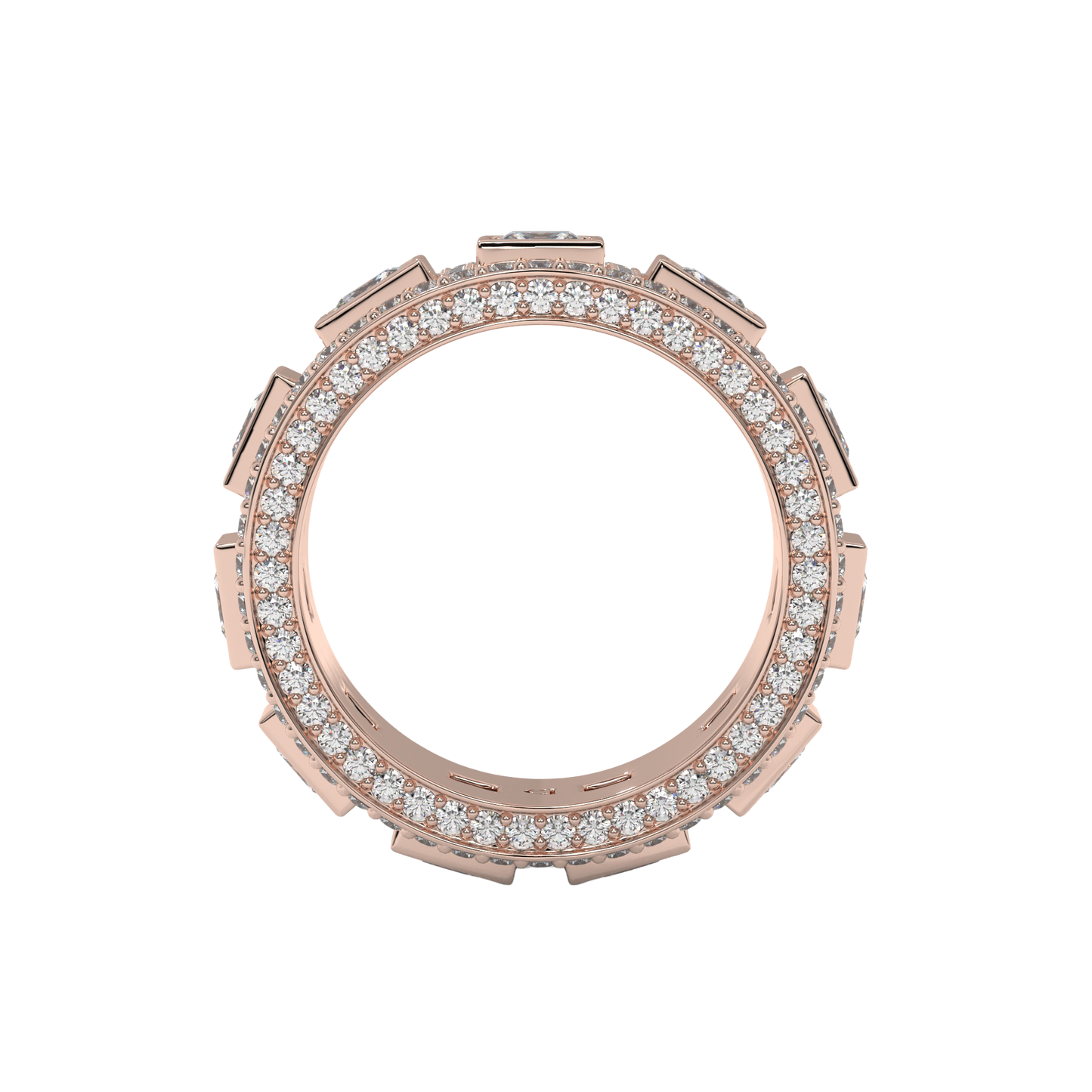 Regal Square Diamond Band