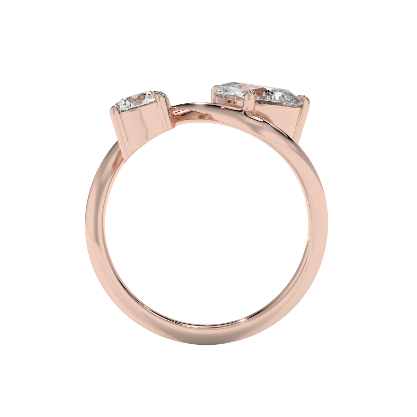 Dual Harmony Diamond Ring