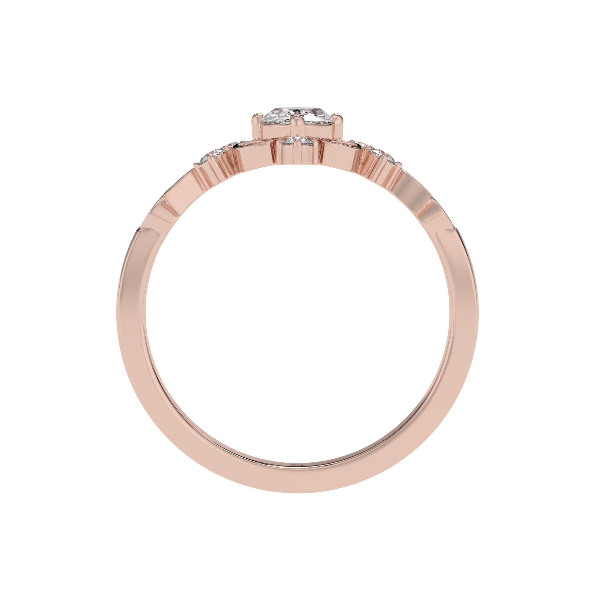 Vintage Tiara Oval Ring - Caratlink