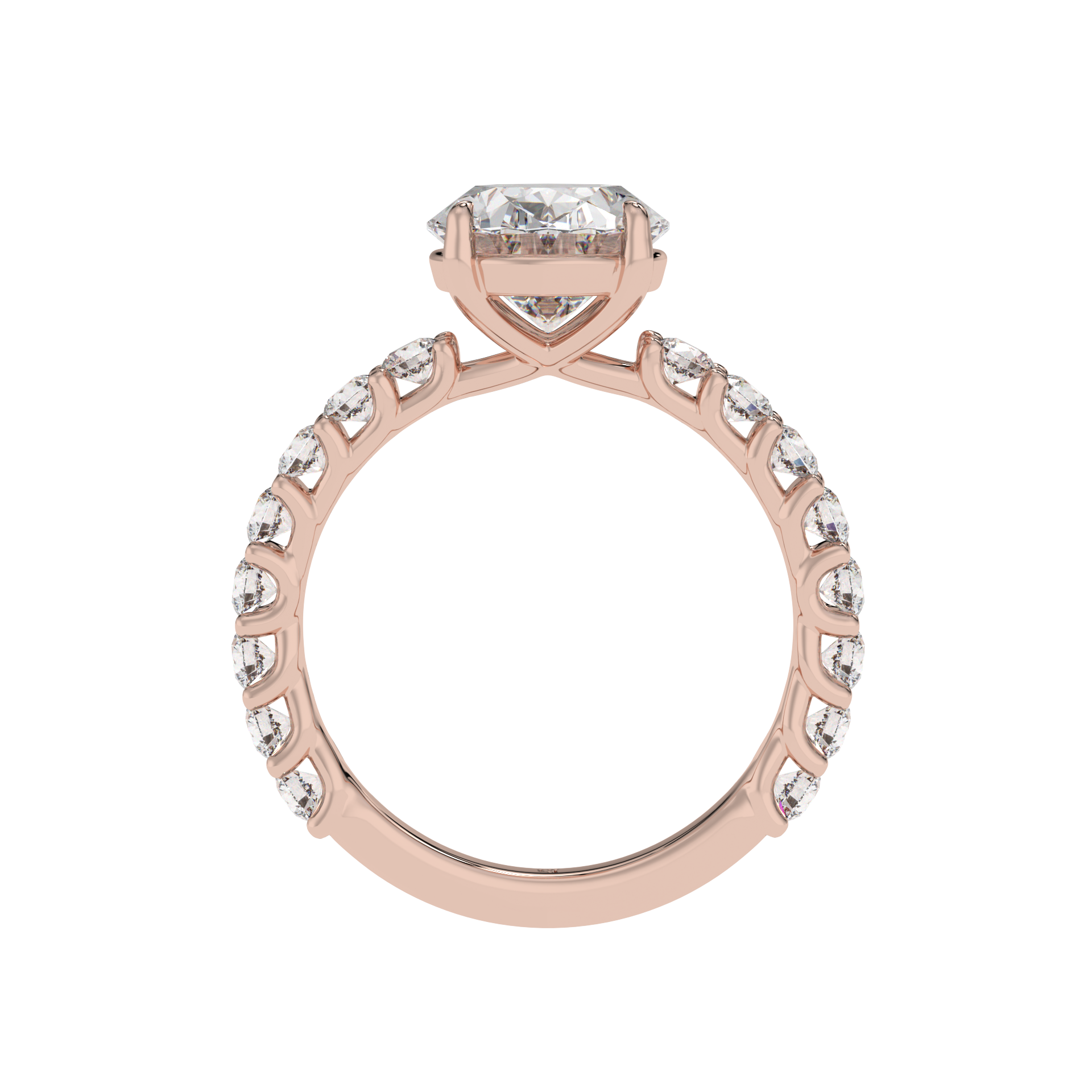 Eternal Bloom Oval Halo Ring - Caratlink