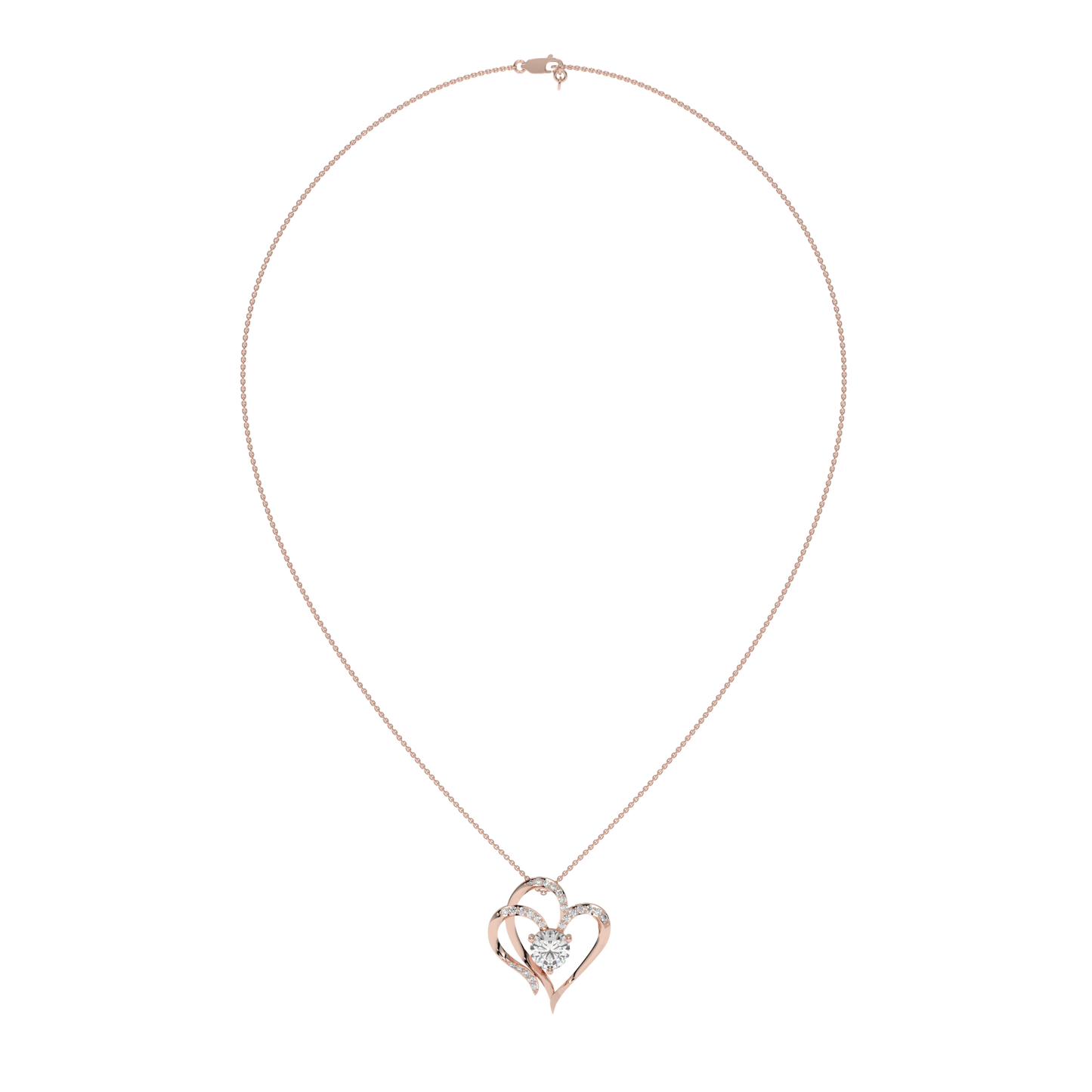 Eternal Heart Pendant Carat Link Jewels
