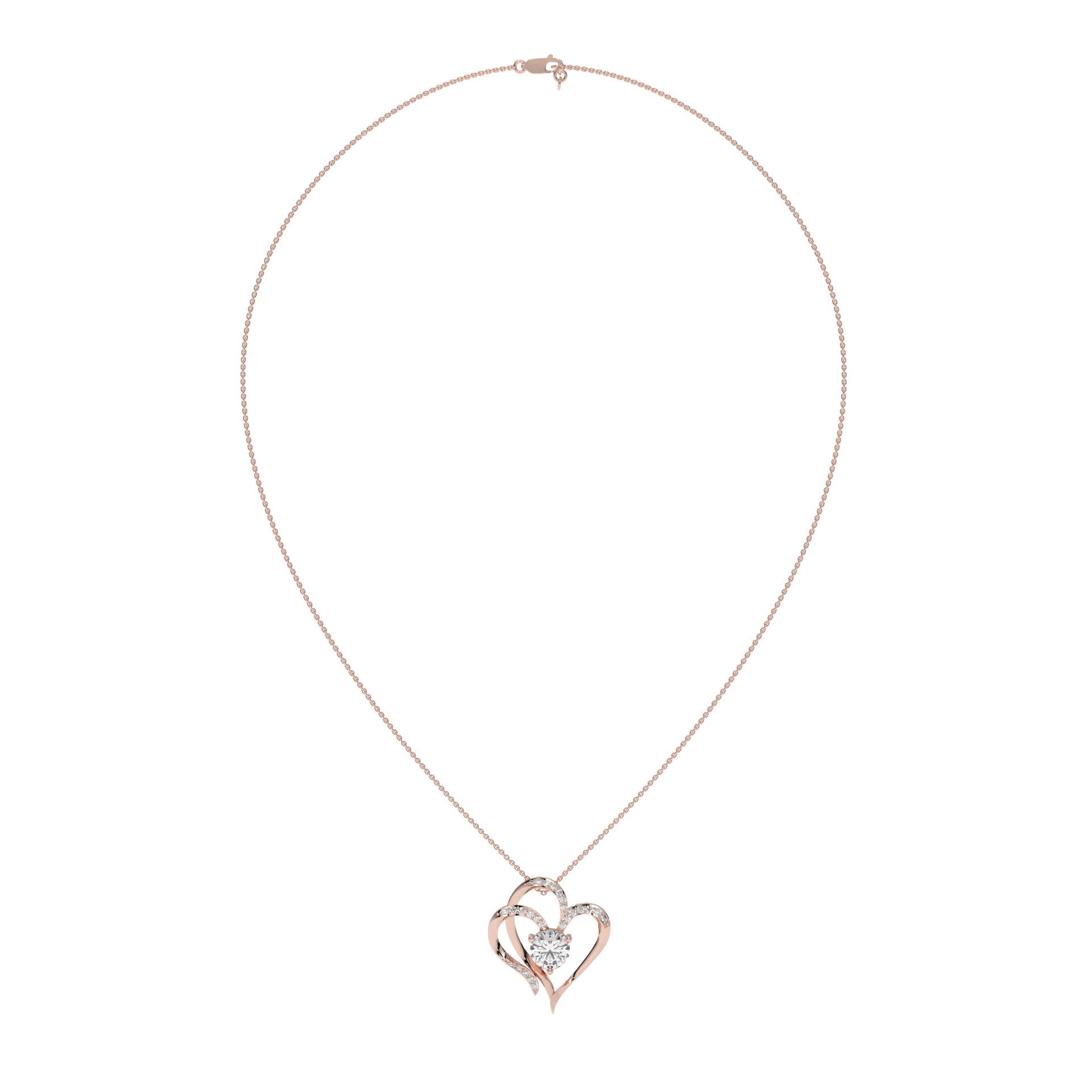 Eternal Heart Pendant Carat Link Jewels