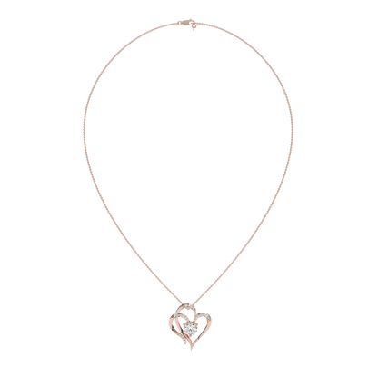 Eternal Heart Pendant Carat Link Jewels