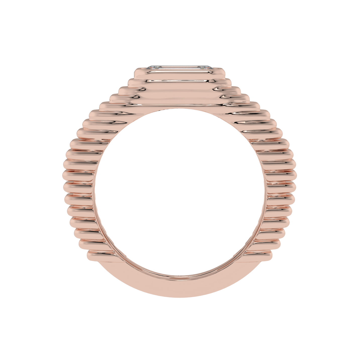 Imperial Edge Emerald Band Ring - Caratlink