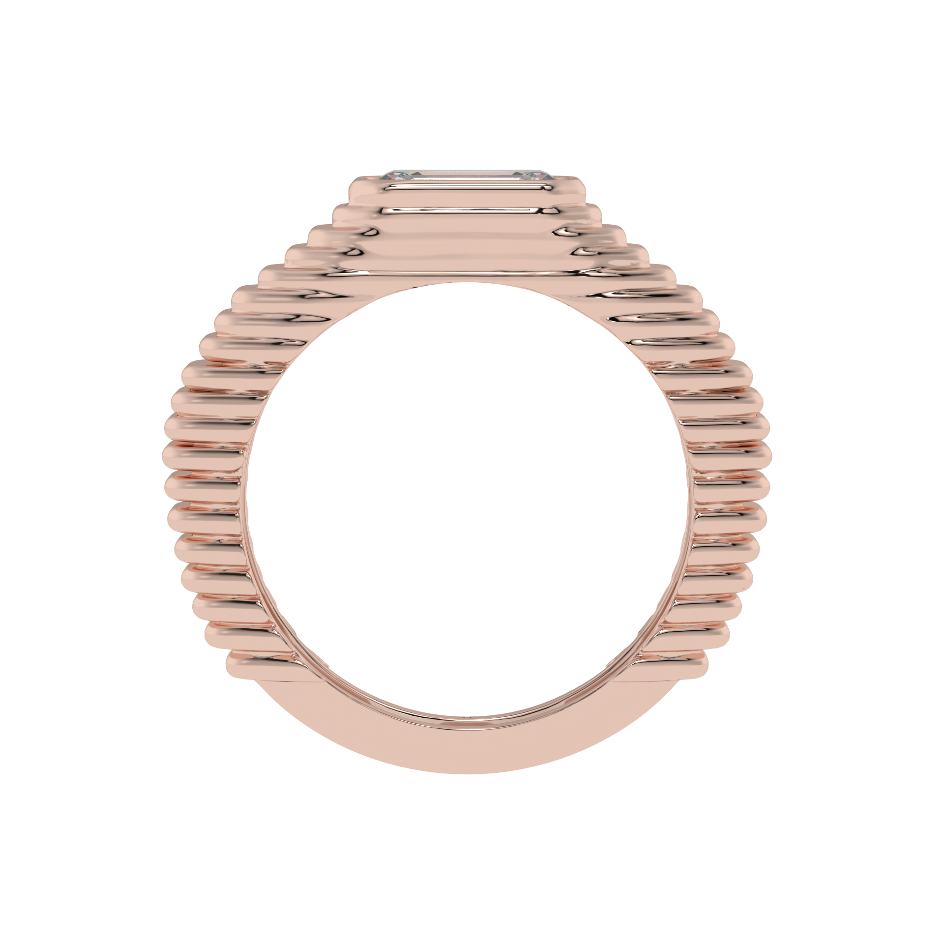 Imperial Edge Emerald Band Ring - Caratlink