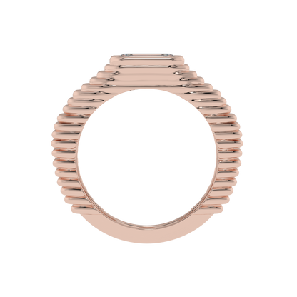 Imperial Edge Emerald Band Ring - Caratlink