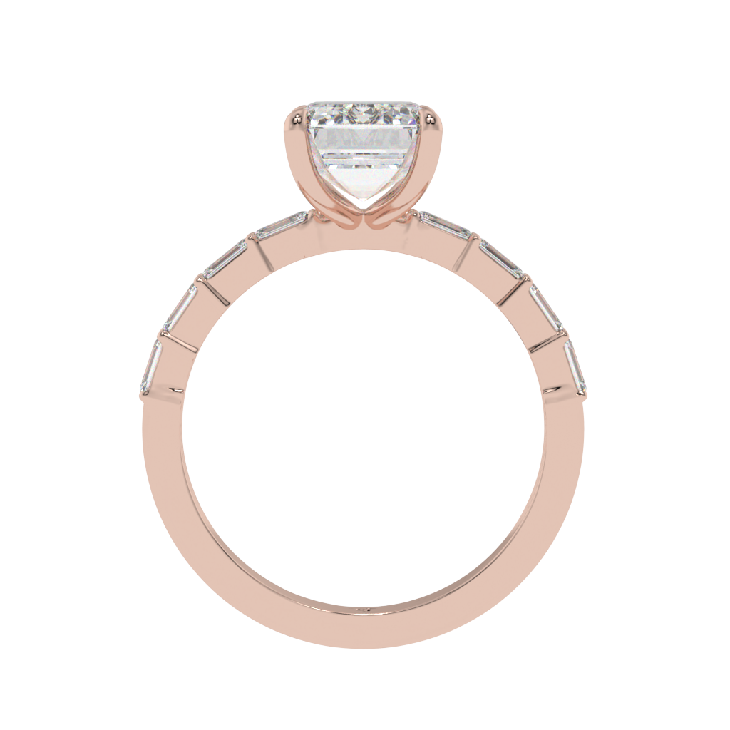 Regal Radiance Emerald-Cut Ring - Caratlink