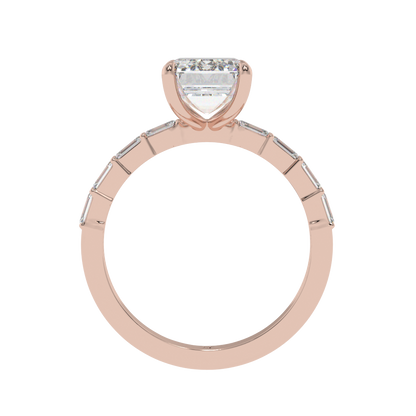 Regal Radiance Emerald-Cut Ring - Caratlink