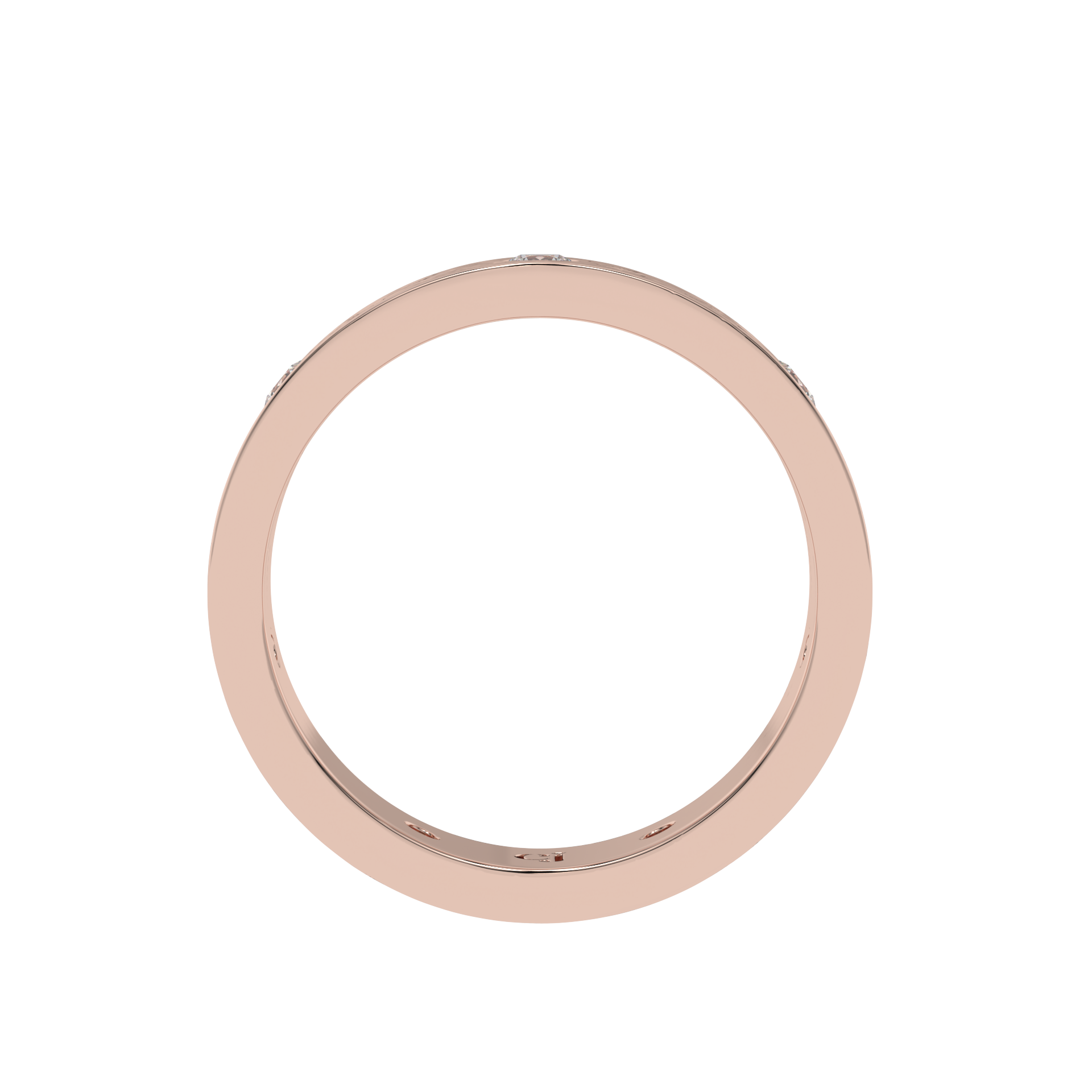 Aurora Hammered Diamond Band Caratlink