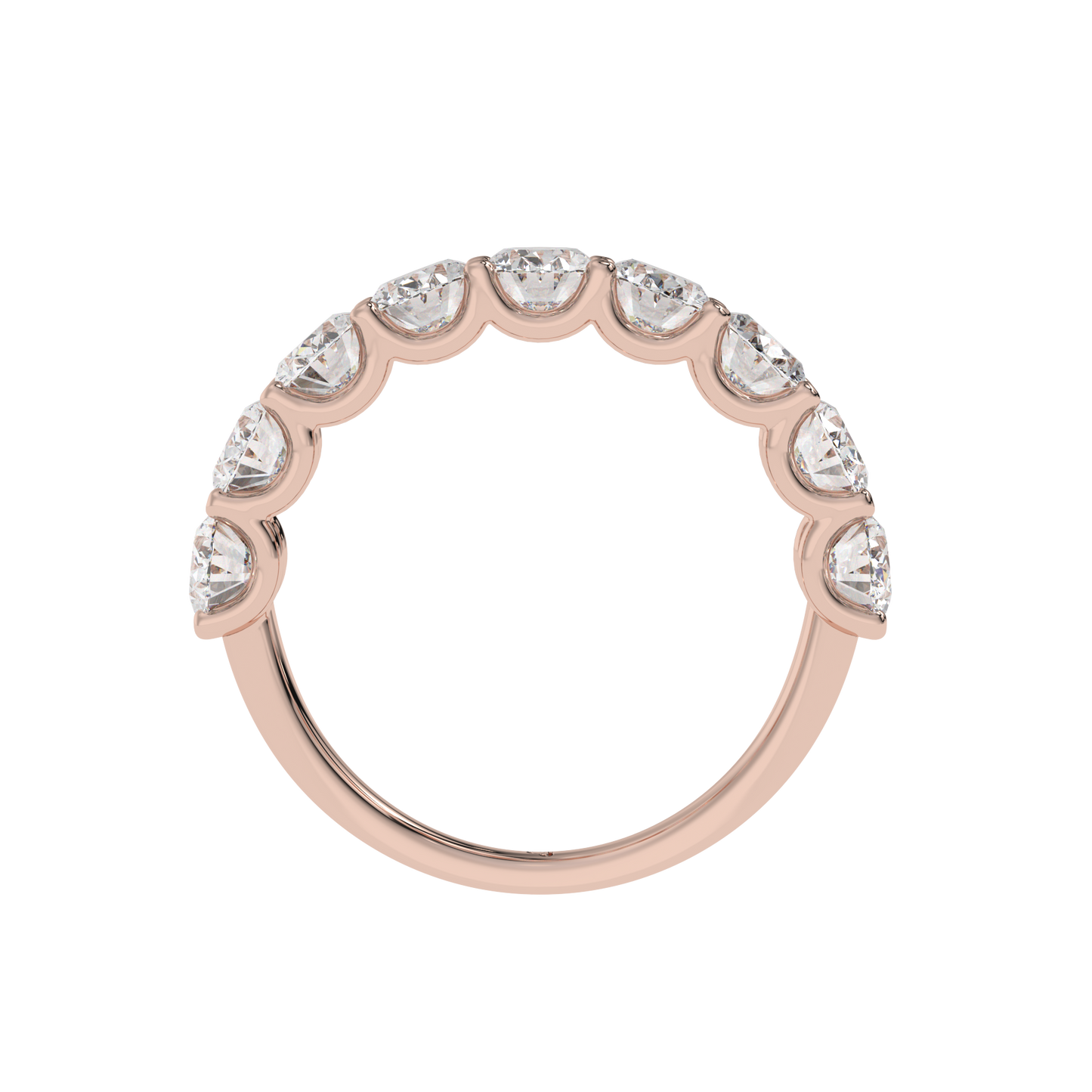 Oval Harmony Diamond iternity band Caratlink