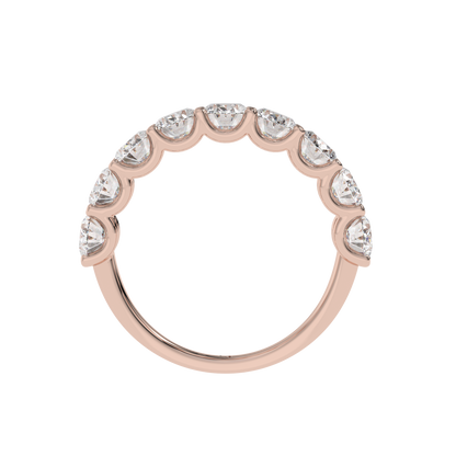 Oval Harmony Diamond iternity band Caratlink