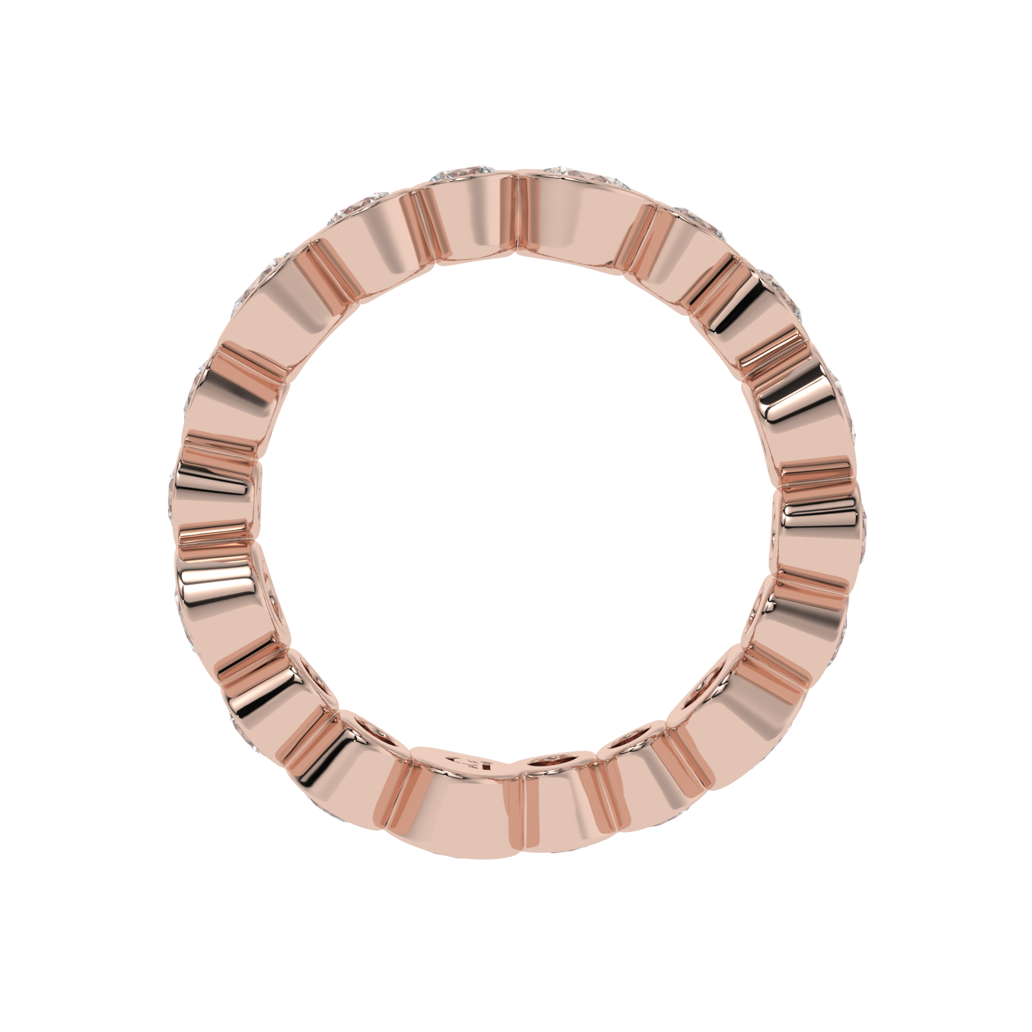 Celeste Bezel Diamond Band Caratlink