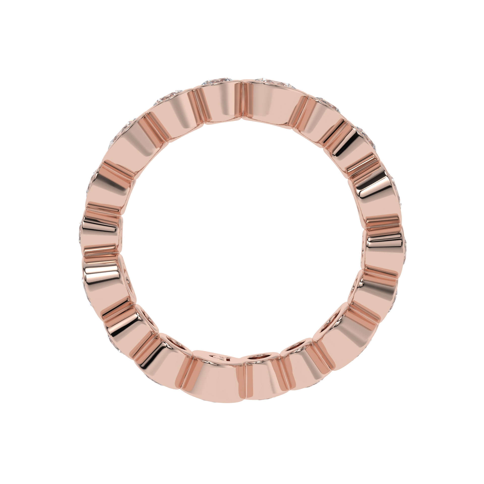 Celeste Bezel Diamond Band Caratlink