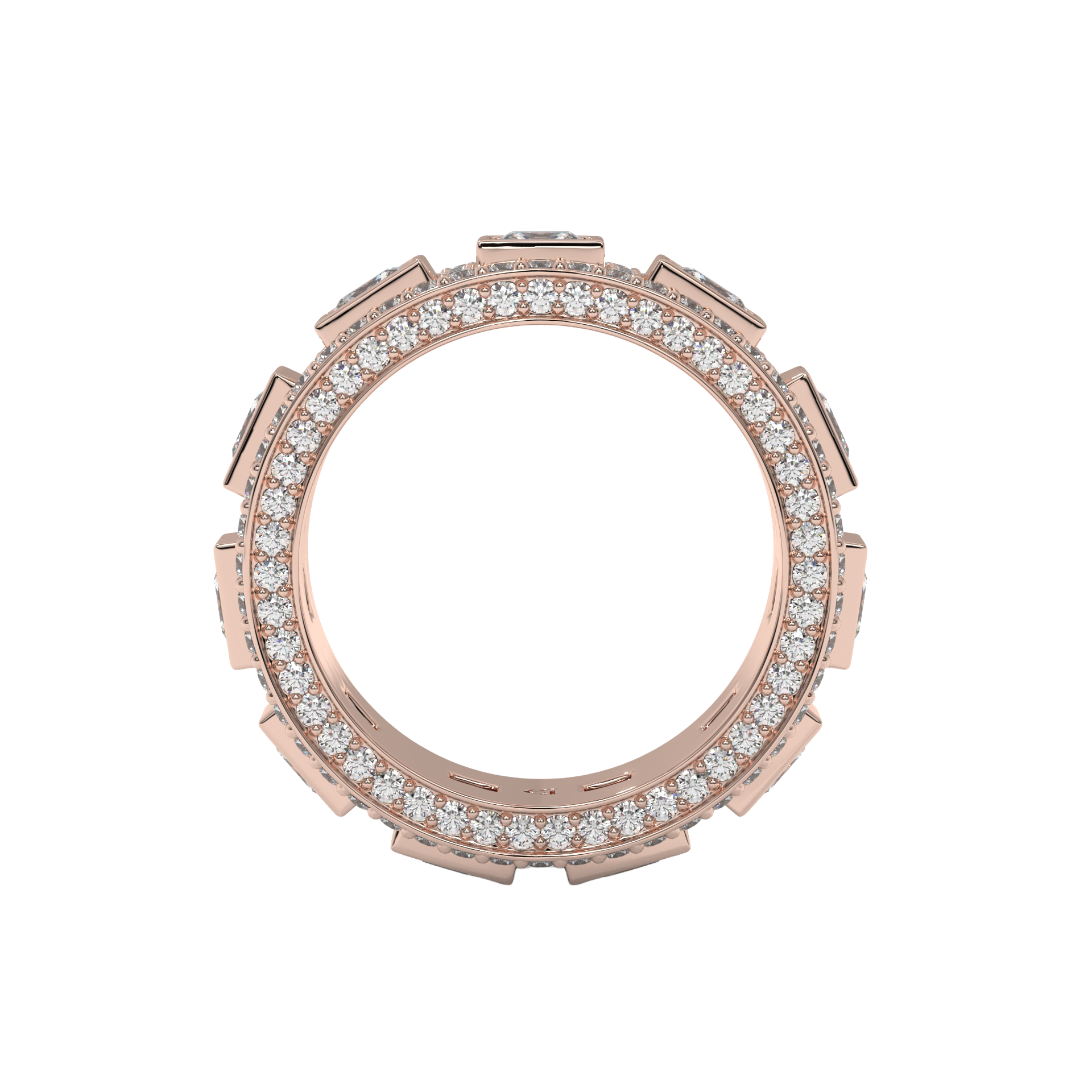 Regal Square Diamond Band Caratlink