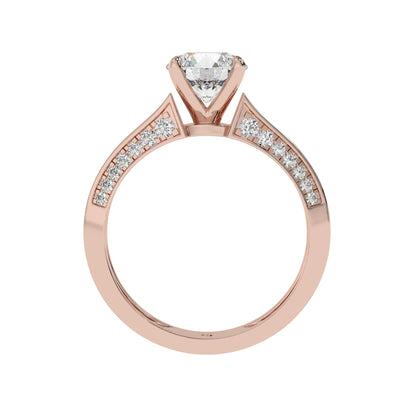 Classic Crown Solitaire Ring - Caratlink