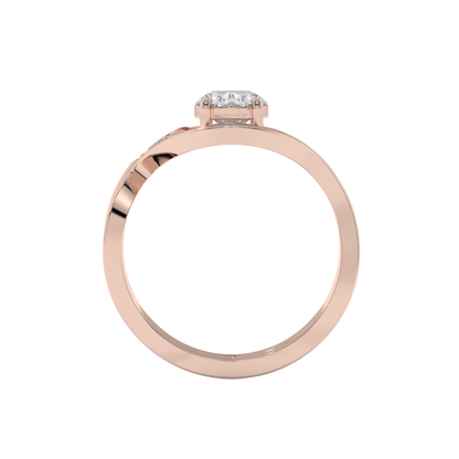 Eternal Wave Oval Diamond Ring Caratlink