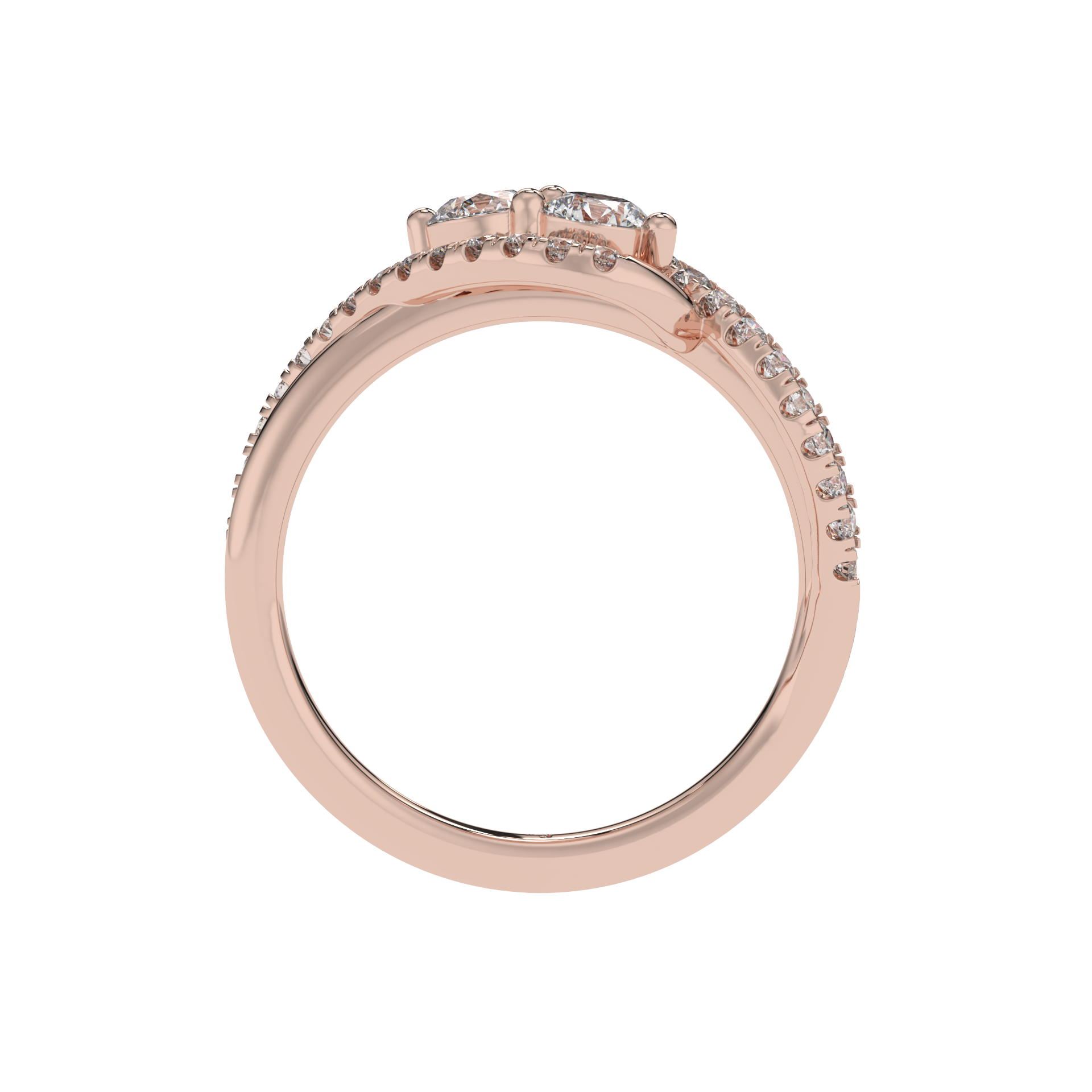 Eterna Twist Diamond Ring Caratlink
