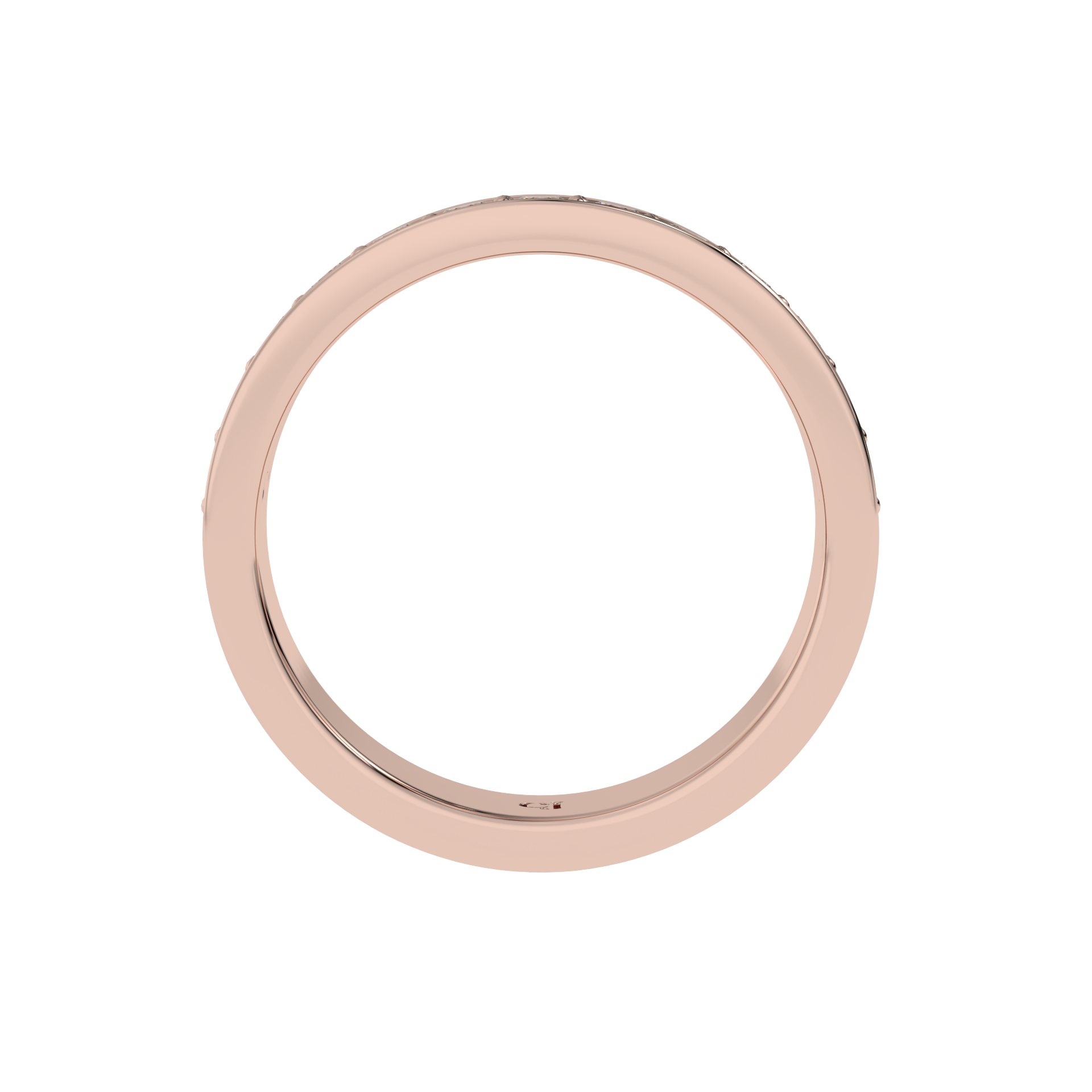 Lustro Channel Diamond Band Caratlink