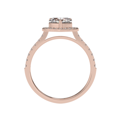 Eternal Love Heart Halo Ring - Caratlink