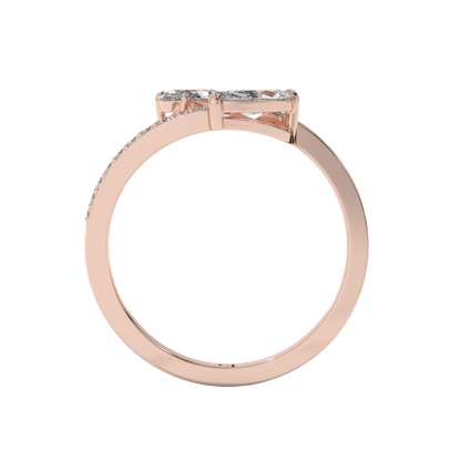 Twin Radiance Diamond Ring Caratlink