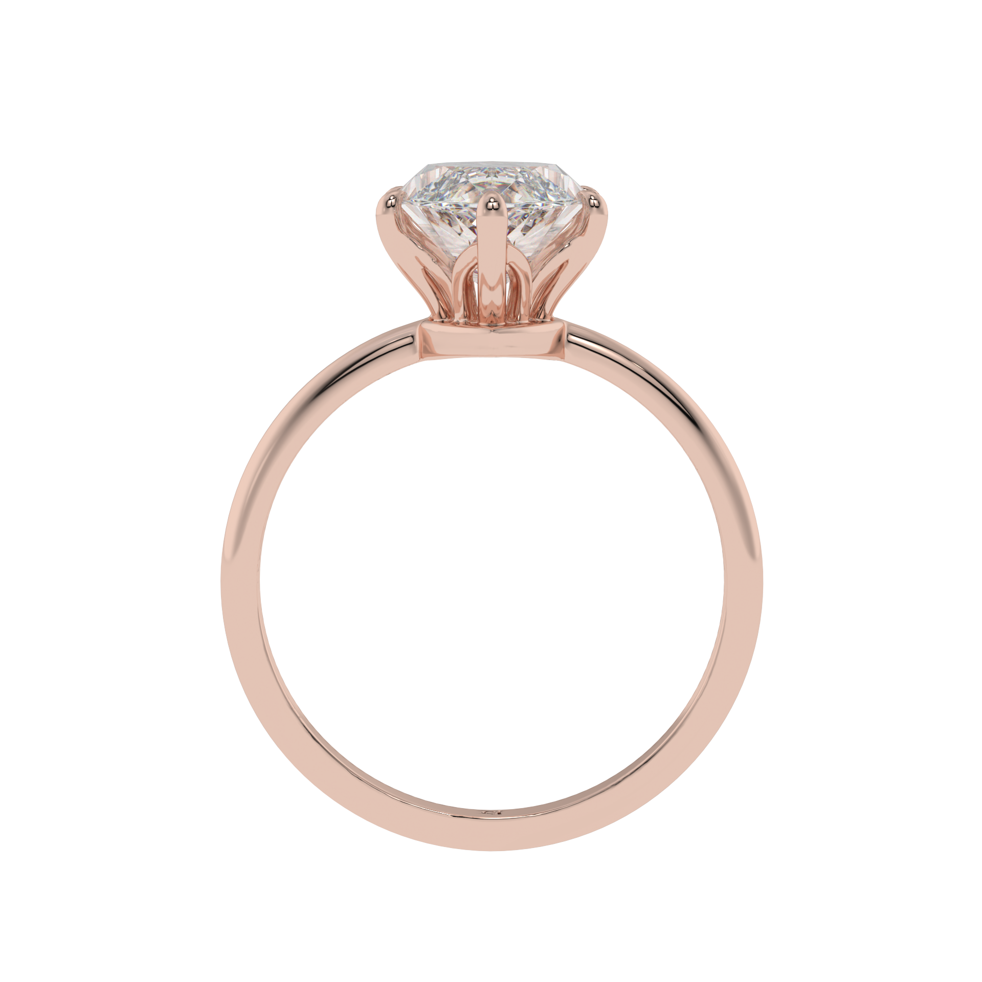 Royal Bloom Marquise Solitaire Ring - Caratlink