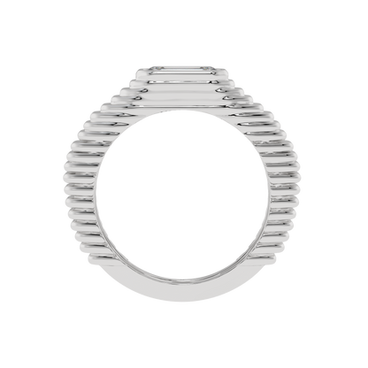 Imperial Edge Emerald Band Ring - Caratlink