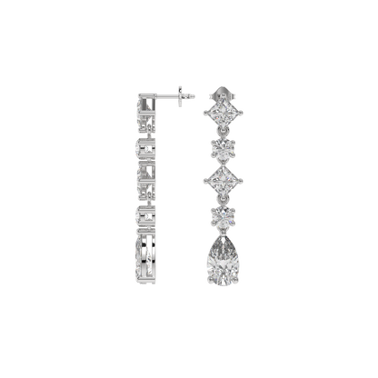 Cocktail Diamond Drop Earrings Caratlink