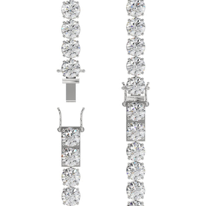 Round Brilliant Diamond Tennis Bracelet Caratlink